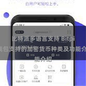 比特派多语言支持 Bitpie钱包支持的加密货币种类及功能介绍