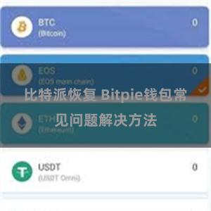 比特派恢复 Bitpie钱包常见问题解决方法