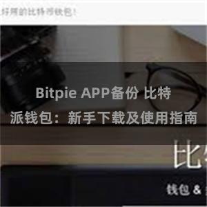 Bitpie APP备份 比特派钱包：新手下载及使用指南