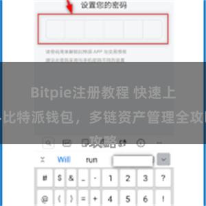 Bitpie注册教程 快速上手比特派钱包，多链资产管理全攻略