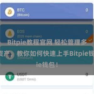 Bitpie教程官网 轻松管理多链资产，教你如何快速上手Bitpie钱包！