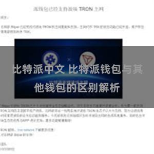 比特派中文 比特派钱包与其他钱包的区别解析