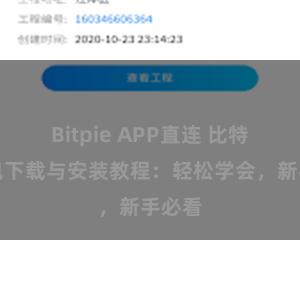 Bitpie APP直连 比特派钱包下载与安装教程：轻松学会，新手必看