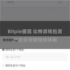 Bitpie提现 比特派钱包资产安全保障措施详解