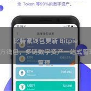 比特派钱包更新 Bitpie官方钱包，多链数字资产一站式管理。