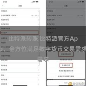 比特派转账 比特派官方App，全方位满足数字货币交易需求